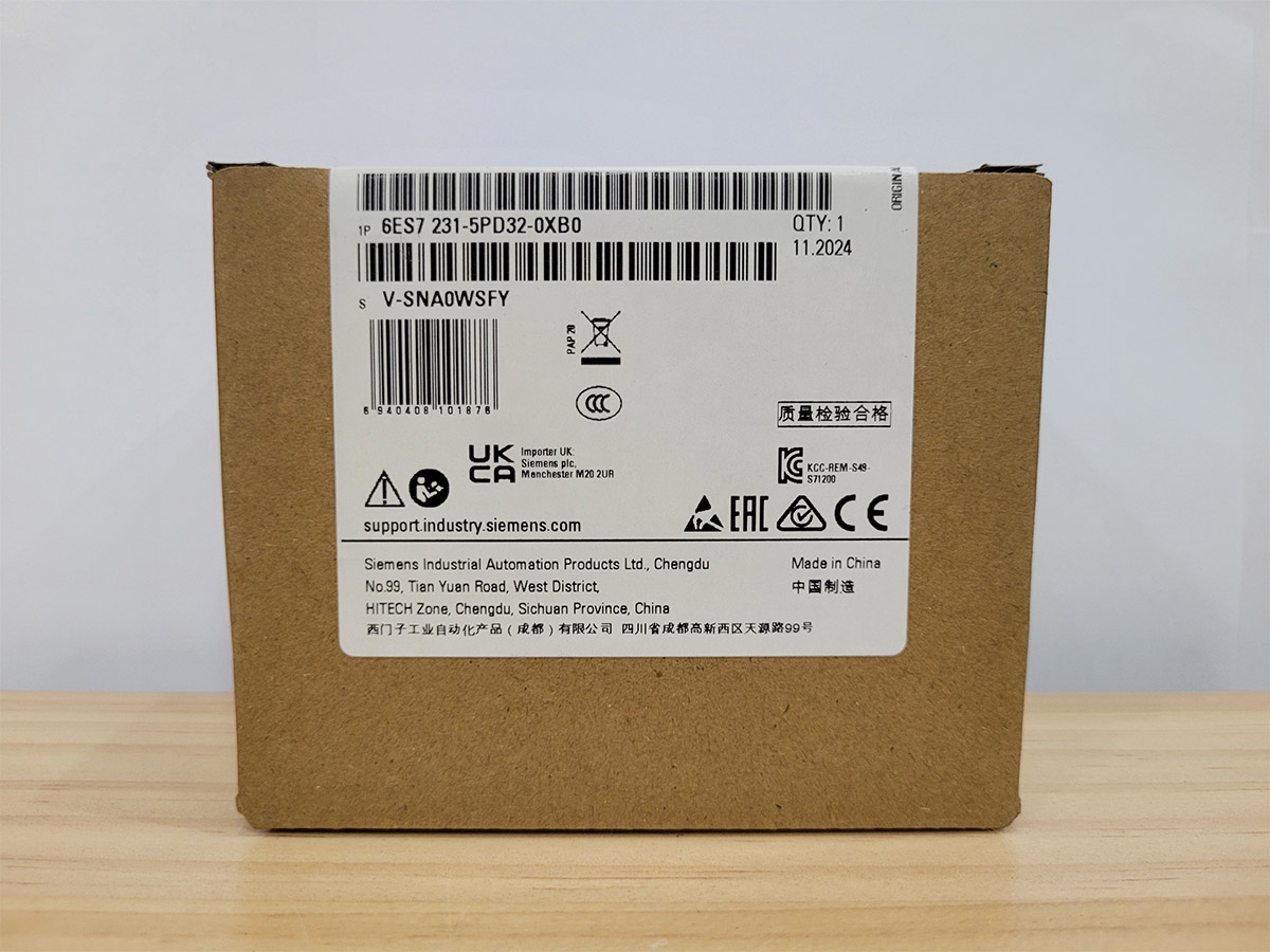 Hình ảnh thực tế vỏ hộp 6ES7231-5PD32-0XB0 Hình ảnh thực tế vỏ hộp 6ES7231-5PD32-0XB0
