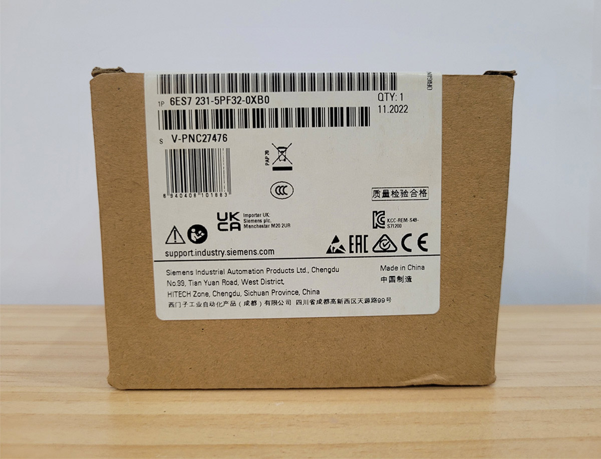 Hình ảnh thực tế vỏ hộp 6ES7231-5PF32-0XB0 Hình ảnh thực tế vỏ hộp 6ES7231-5PF32-0XB0