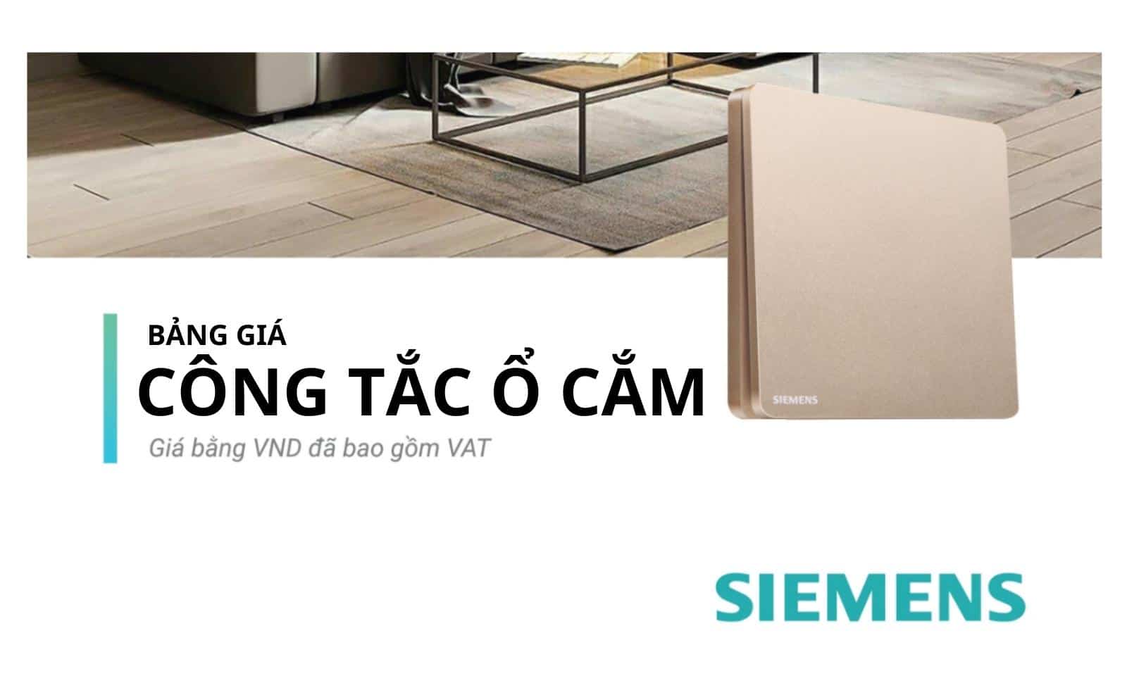 Bảng giá công tắc ổ cắm Siemens