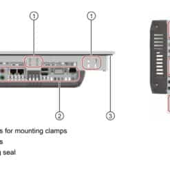 Các cổng kết nối màn hình HMI TP700 Comfort