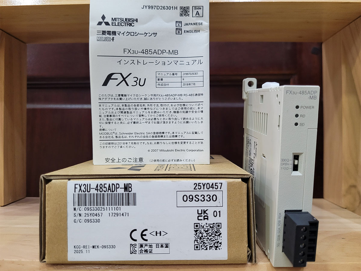 Hình ảnh thực tế FX3U-485ADP-MB Hình ảnh thực tế FX3U-485ADP-MB