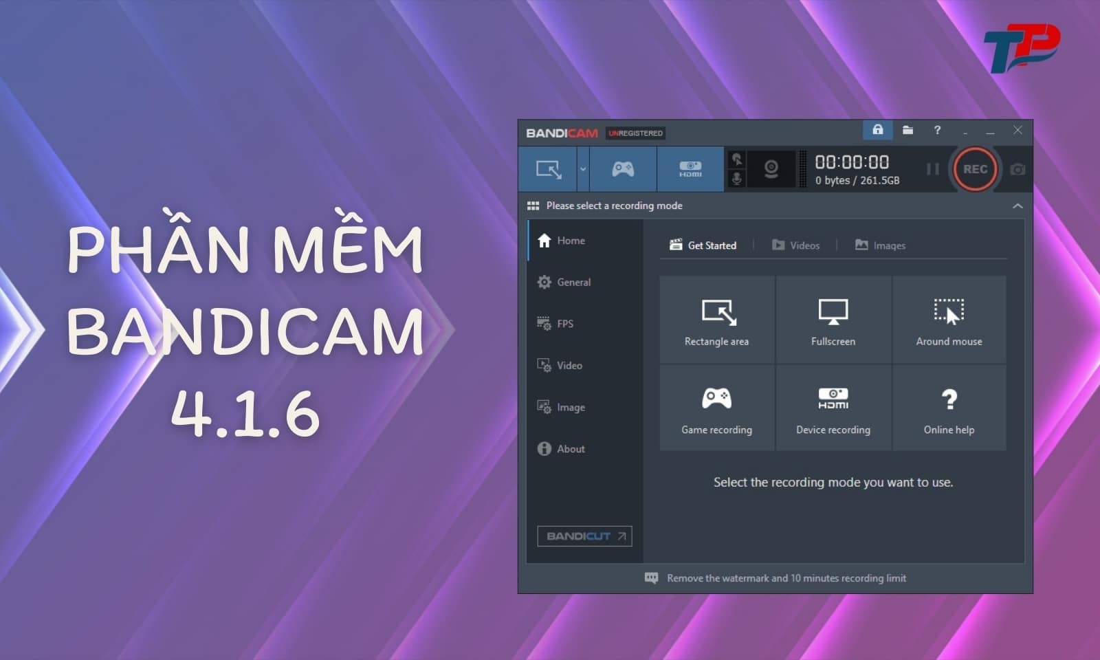 Phần mềm Bandicam portable full crack