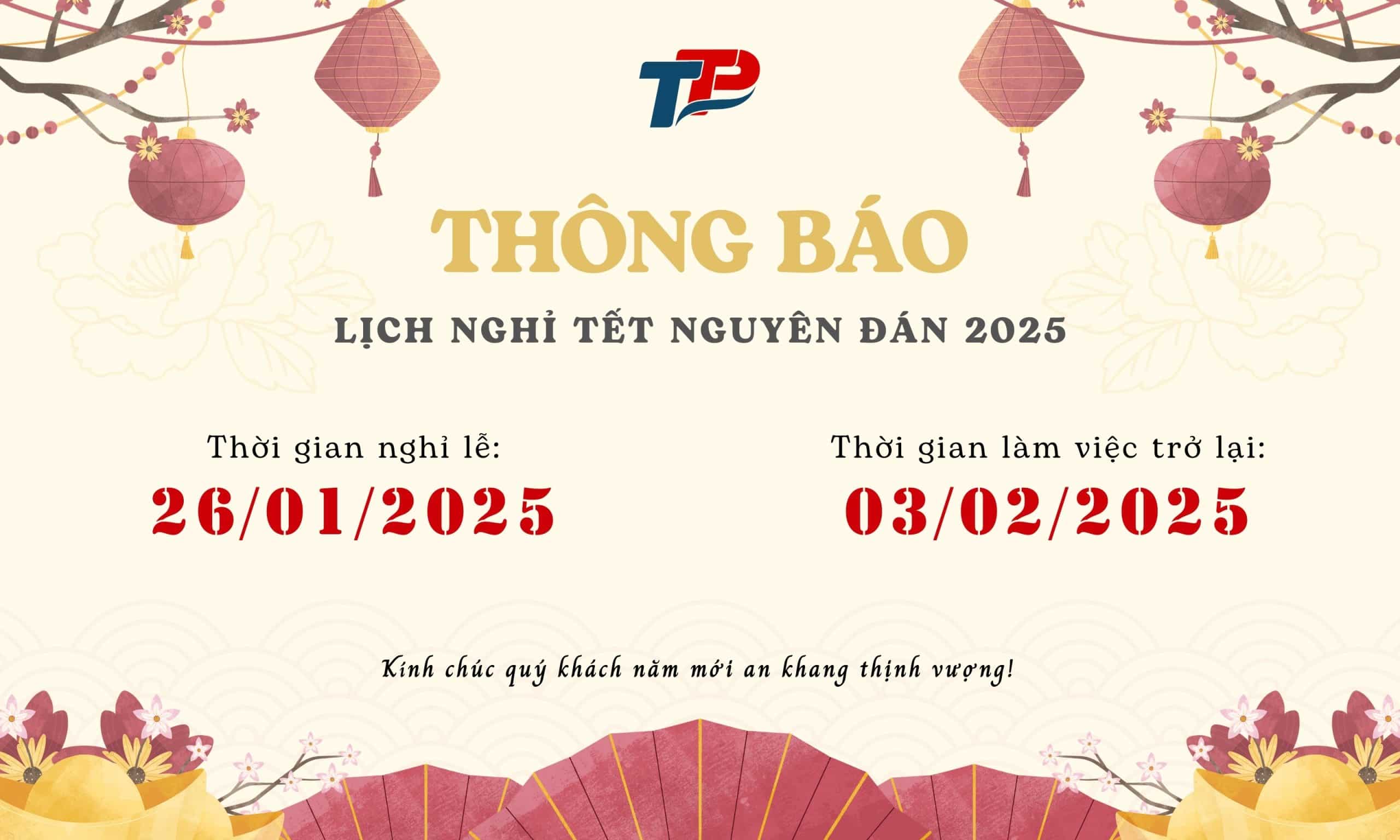 Lịch nghỉ tết nguyên đán 2025