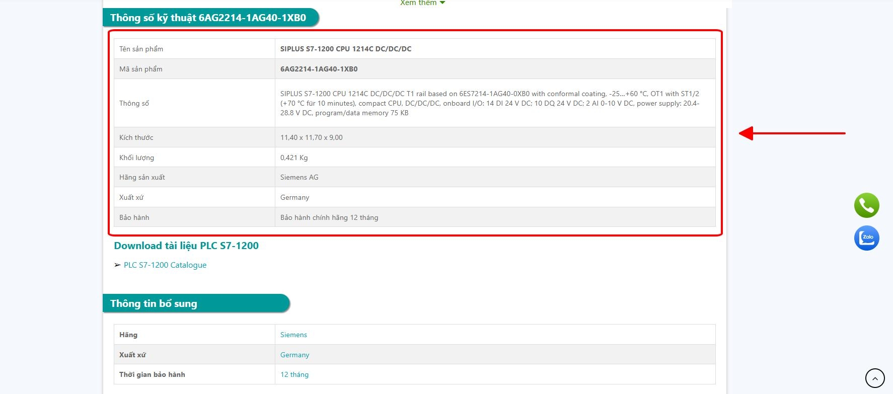 kiem tra thong so ky thuat