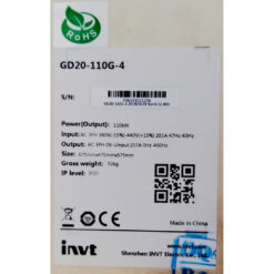 GD20-110G-4 - Biến tần INVT GD20 3 pha 380V 110kW full box