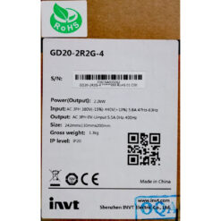 GD20-2R2G-4 - Biến tần INVT GD20 3 pha 380-440V 2.2kW full box