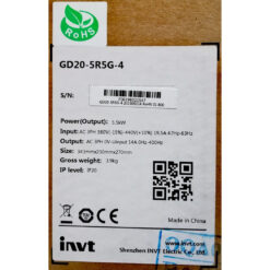 GD20-5R5G-4 - Biến tần INVT GD20 3 pha 380V 5.5kW full box