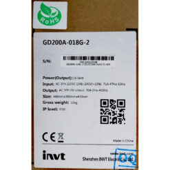 GD200A-018G-2 - Biến tần INVT GD200A 3 pha 220V 18.5kW full box