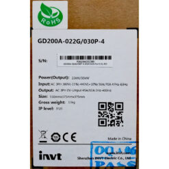 GD200A-022G/030P-4 - Biến tần INVT GD200A 3 pha 380V 22/30kW full box