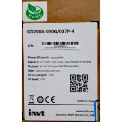 GD200A-030G/037P-4 - Biến tần INVT GD200A 3 pha 380V 30/37kW full box