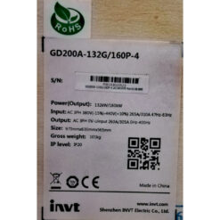 GD200A-132G/160P-4 - Biến tần INVT GD200A 3 pha 380V 132/160kW full box