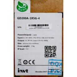 GD200A-1R5G-4 - Biến tần INVT GD200A 3 pha 380V 1.5kW full box
