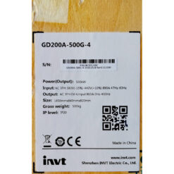 GD200A-500G-4 - Biến tần INVT GD200A 3 pha 380V 500kW full box