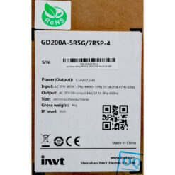 GD200A-5R5G/7R5P-4 - Biến tần INVT GD200A 3 pha 380V pha 5.5/7.5kW full box