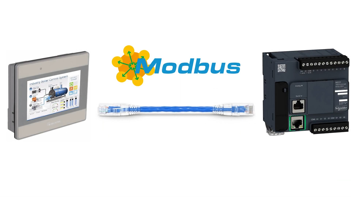 Kết nối HMI với PLC bằng giao thức Modbus TCP/IP