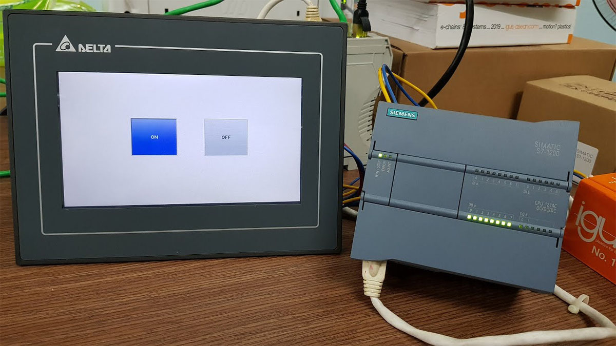 Kết nối PLC Siemens S7-1200 và HMI Delta qua cổng Ethernet