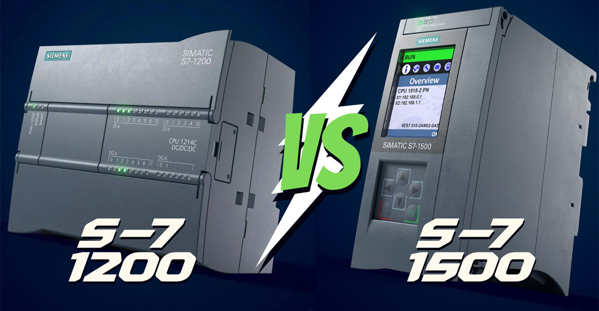 Khác biệt giữa SIMATIC S7-1200 và S7-1500