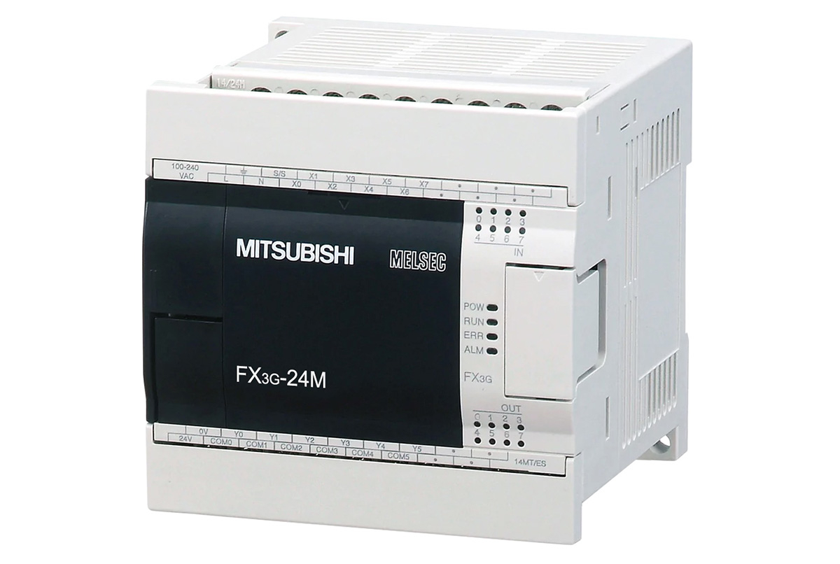 PLC Mitsubishi FX3G-24MR/ES-A dùng nguồn 220V AC