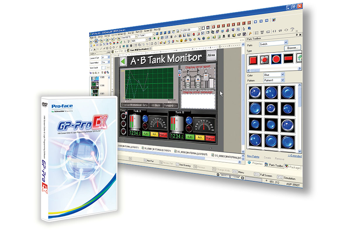 Đảm bảo cấu hình máy tính phù hợp để sử dụng GP-Pro EX