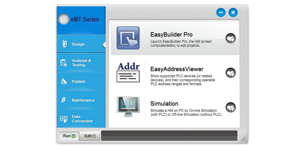 Hoàn tất cài đặt và khởi động phần mềm EasyBuilder Pro