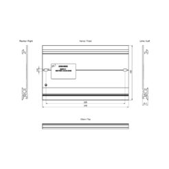 6ES7590-1AC40-0AA0 - Mounting Rail 245 mm S7-1500 Siemens