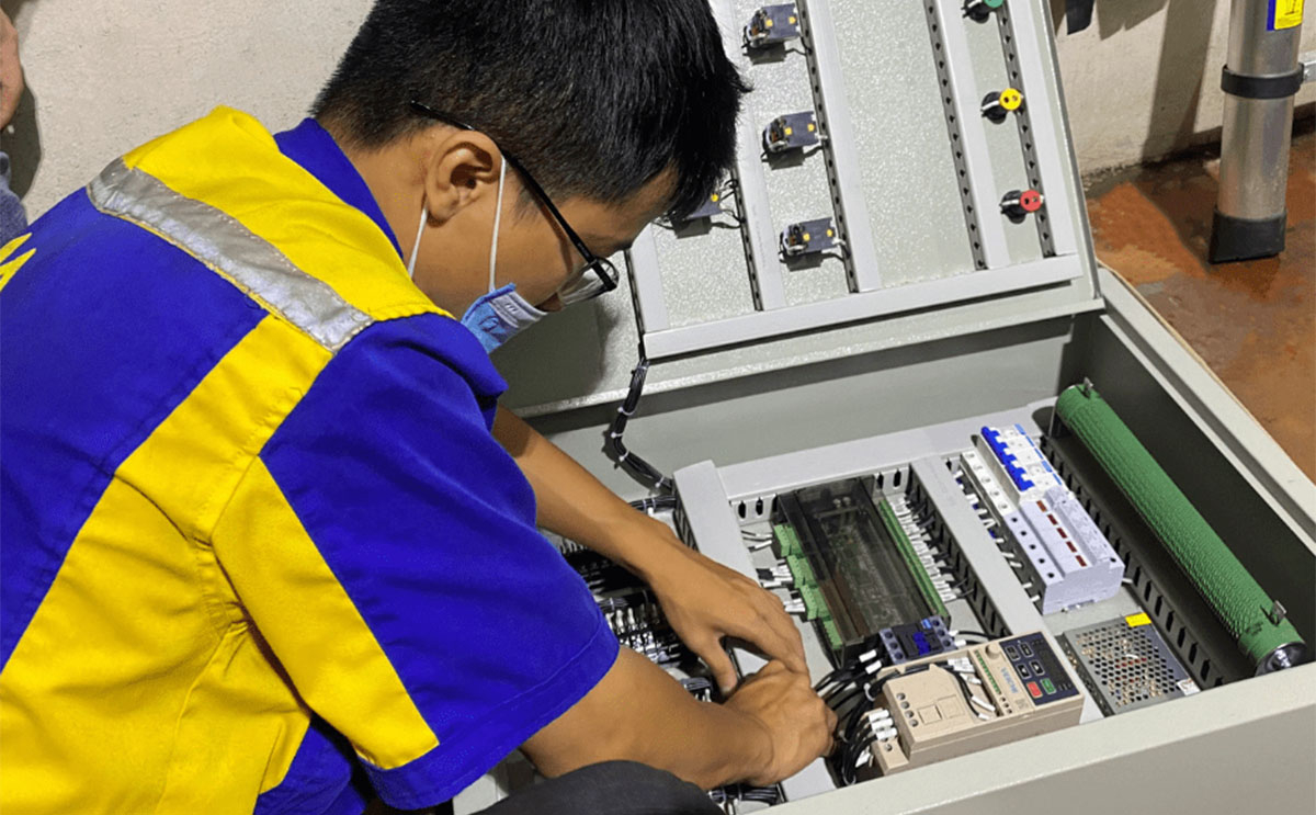 Lắp đặt điện trở xả biến tần