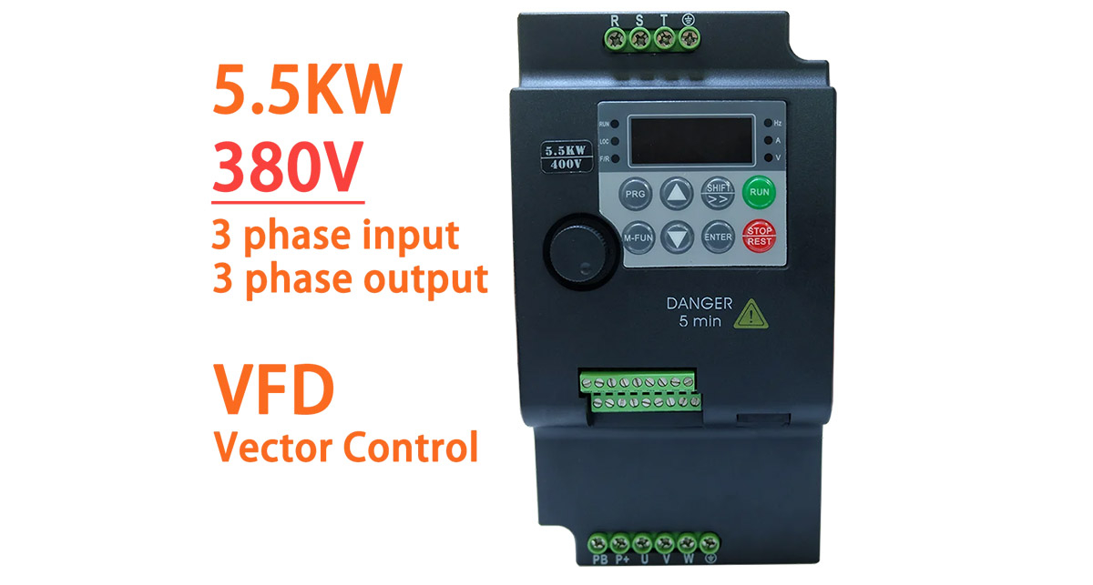 Thông số kỹ thuật của biến tần 5.5 kW
