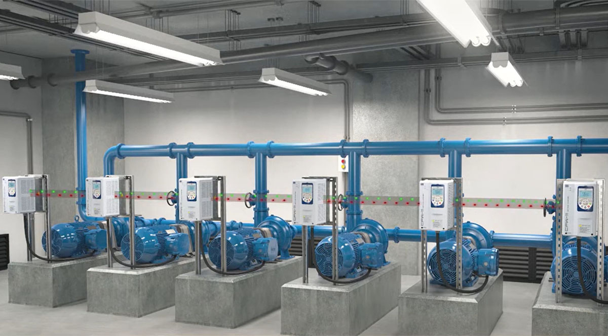 Ứng dụng của biến tần 0.75kW trong hệ thống bơm nước
