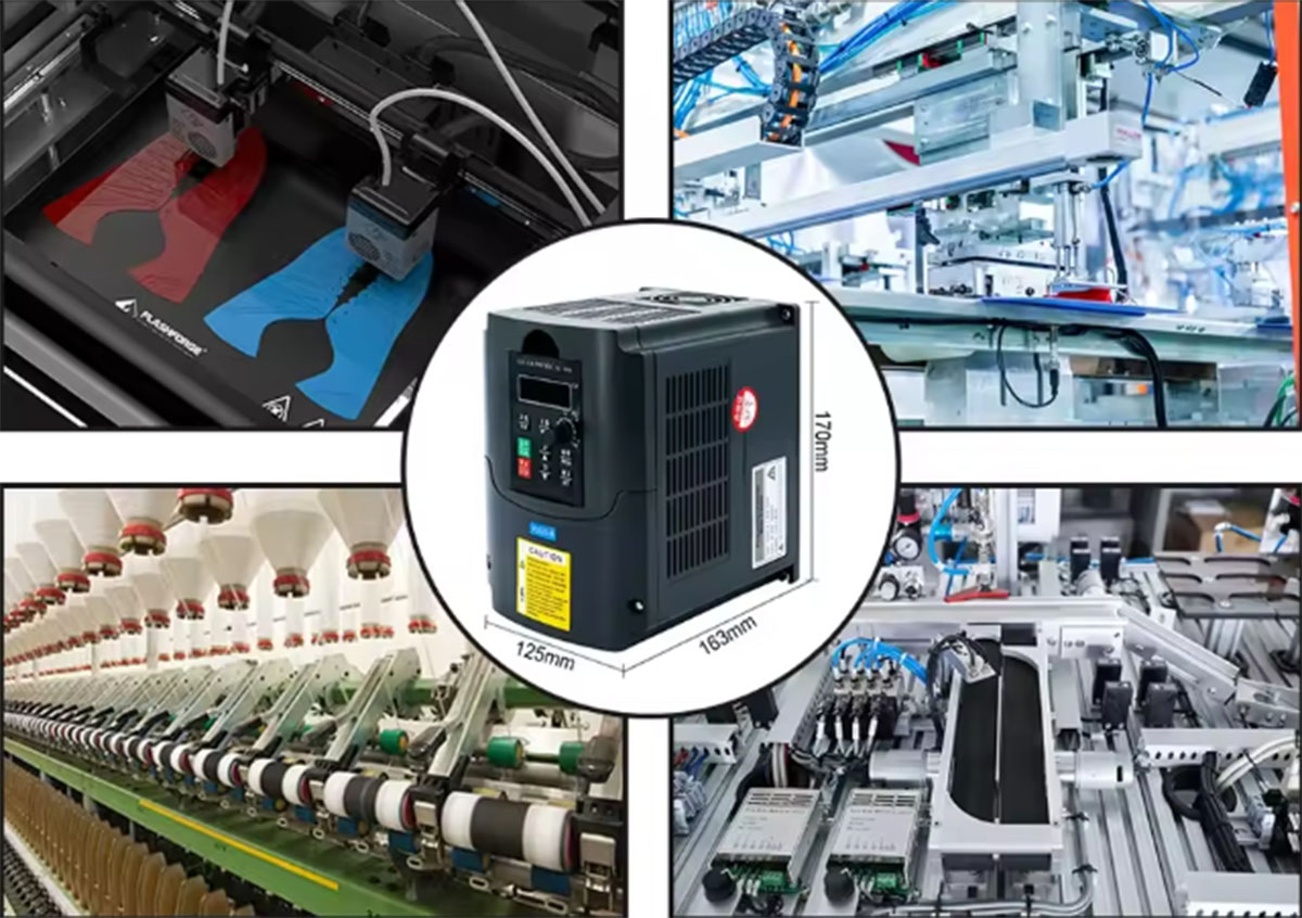 Ứng dụng của biến tần 1.5kW trong công nghiệp