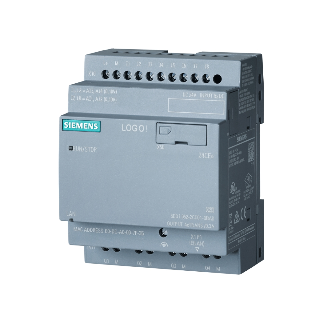6ed1052 2md08 0ba2 mo dun logic logo 12 24rceo siemens 6ED1052-2MD08-0BA2 - Mô đun logic LOGO! 12/24RCEO Siemens