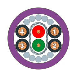 6XV1830-7BN45 - Cáp lai PROFIBUS ráp sẵn 4x1.5+2x0.64 45m Siemens