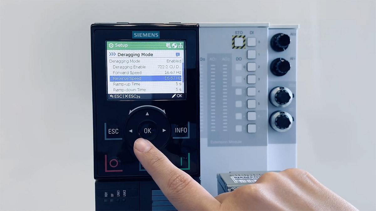Cấu hình các thông số cơ bản thông qua màn hình IOP-2 Cấu hình các thông số cơ bản thông qua màn hình IOP-2