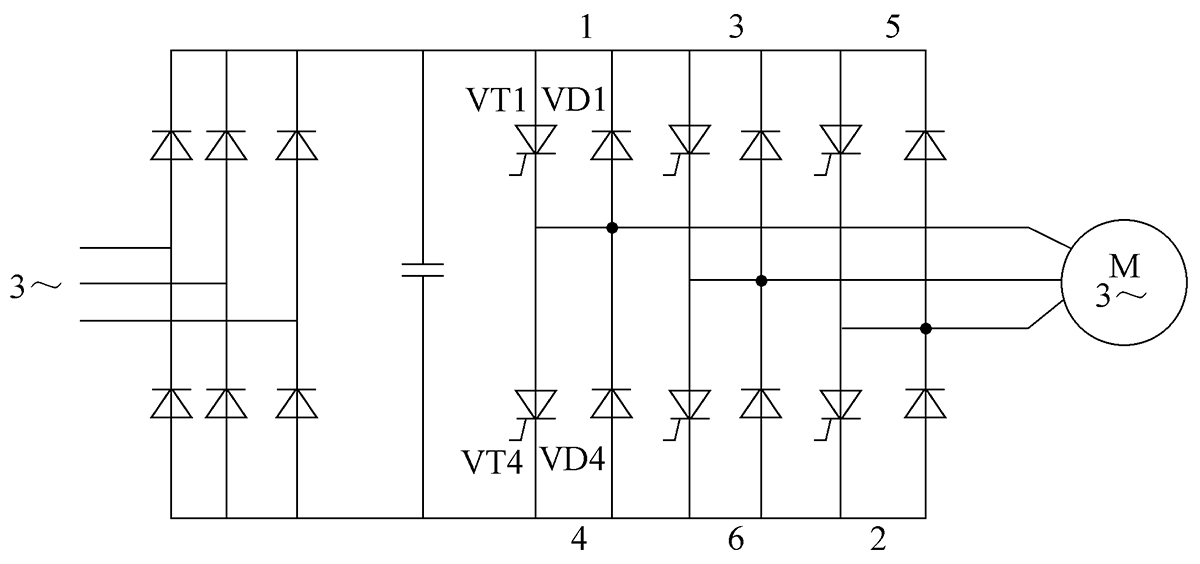 Cấu trúc mạch lực của biến tần gián tiếp