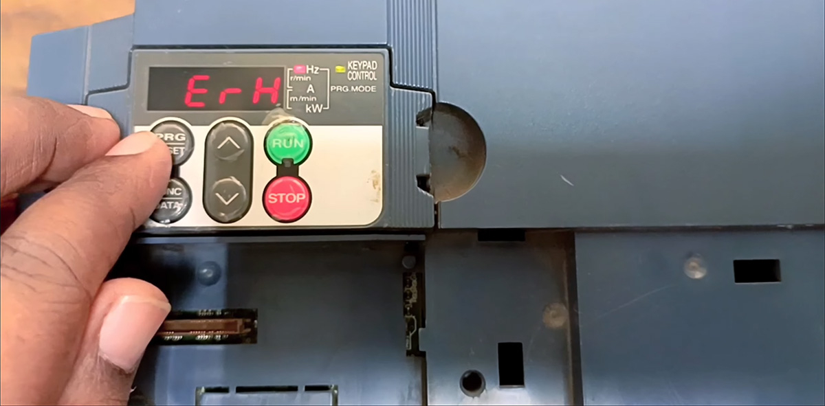 Lỗi thường gặp trên biến tần Fuji