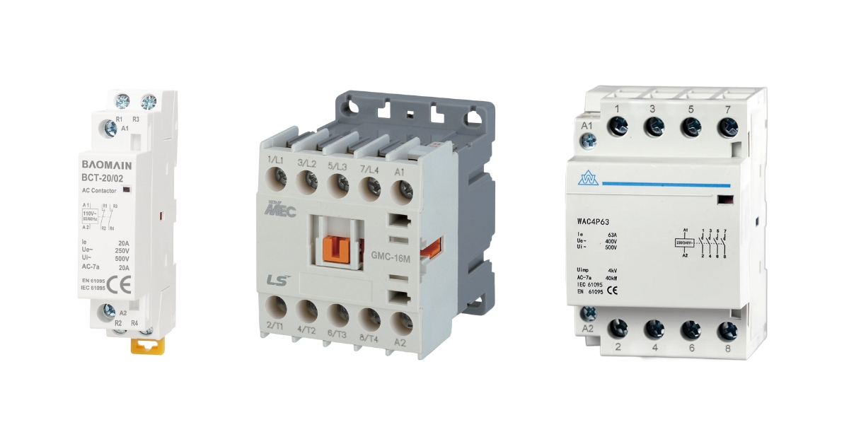 Phân loại contactor theo số cực