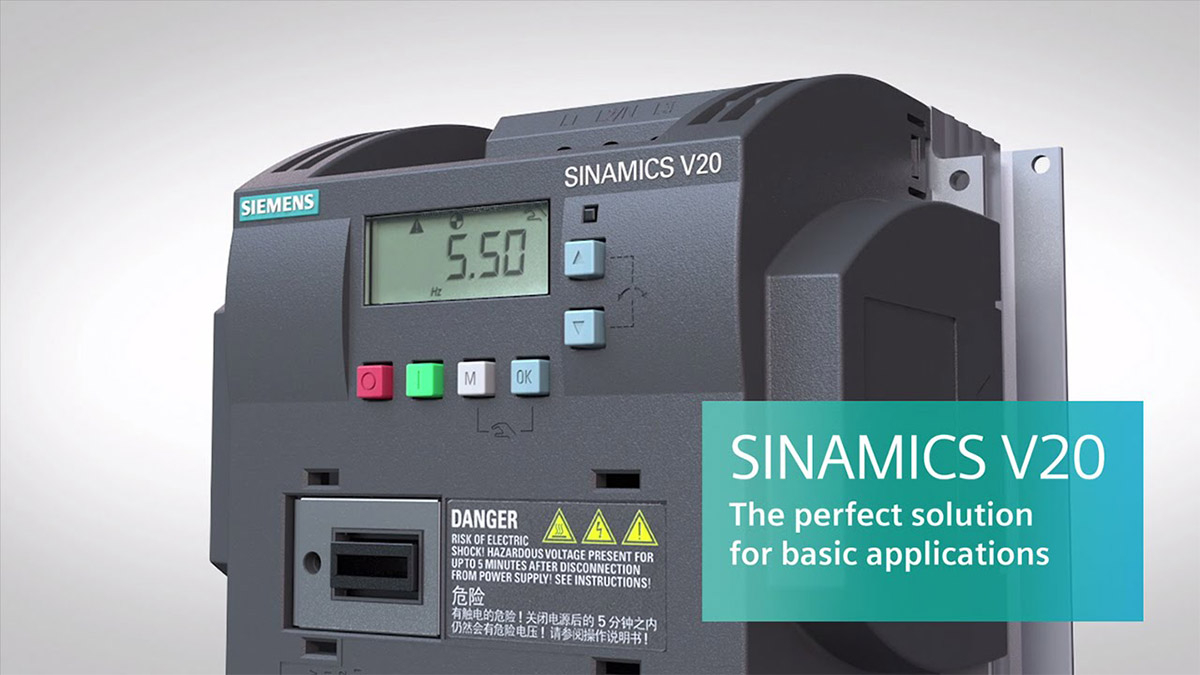 SINAMICS V20 là dòng biến tần cơ bản