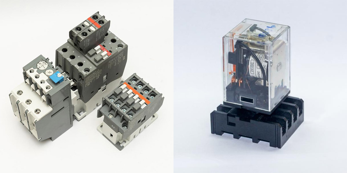 So sánh contactor và relay