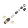 6FX2003-0LU00 - Đầu nối nguồn cái 6 chân size 1 Siemens
