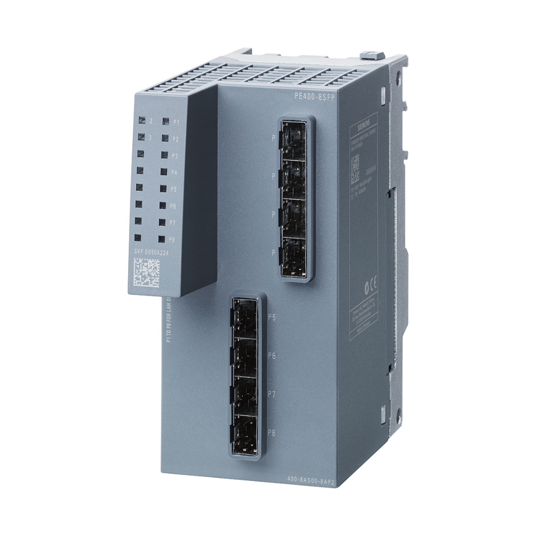 6gk5400 8as00 8ap2 bo mo rong cong pe400 8sfp siemens 6GK5400-8AS00-8AP2 - Bộ mở rộng cổng PE400-8SFP Siemens