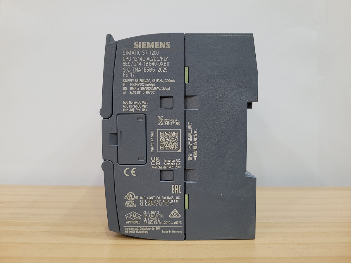Hình ảnh thực tế mặt bên 6ES7214-1BG40-0XB0 Hình ảnh thực tế mặt bên 6ES7214-1BG40-0XB0