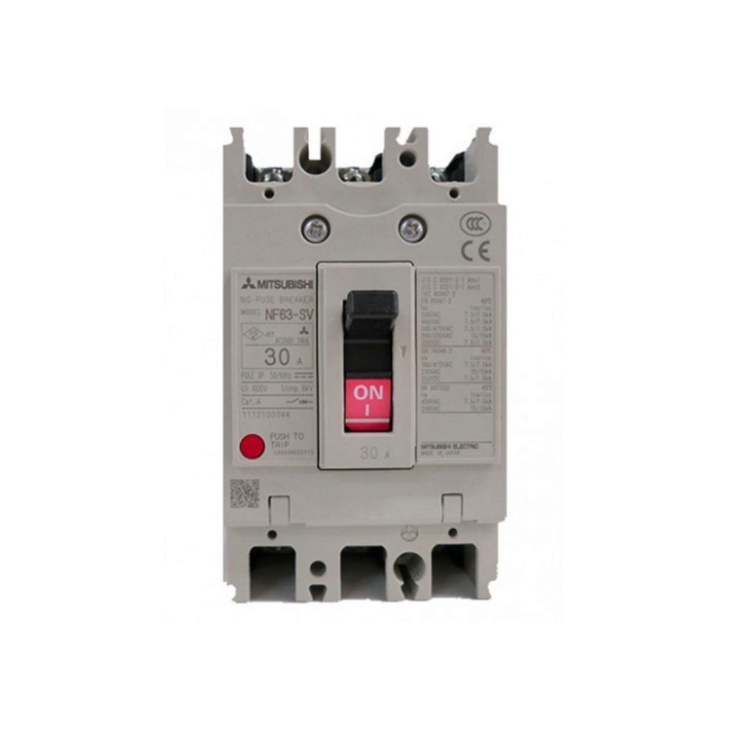 nf63 sv 3p 60a cau dao tu dong mccb mitsubishi NF63-SV 3P 60A - Cầu dao tự động MCCB Mitsubishi