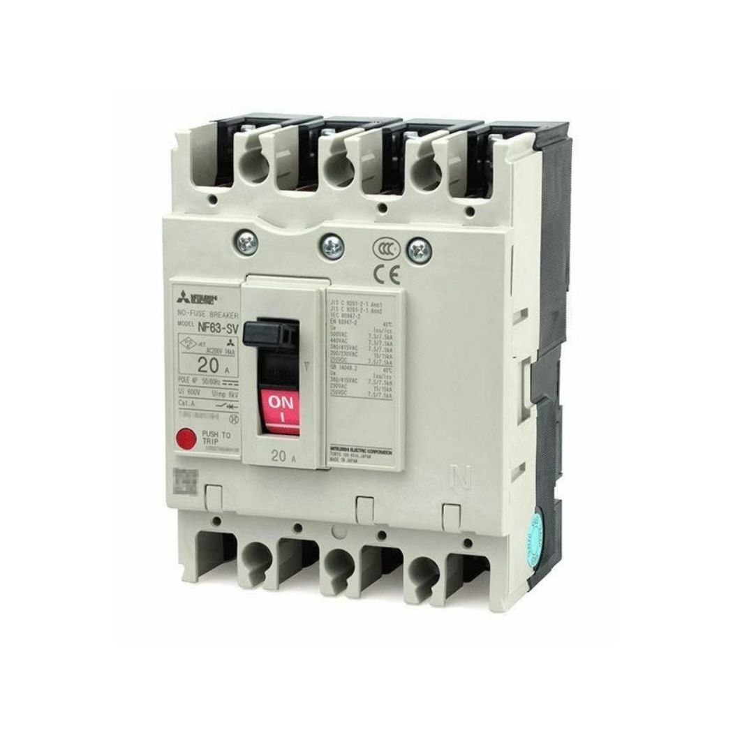nf63 sv 4p 60a cau dao tu dong mccb mitsubishi NF63-SV 4P 60A - Cầu dao tự động MCCB Mitsubishi