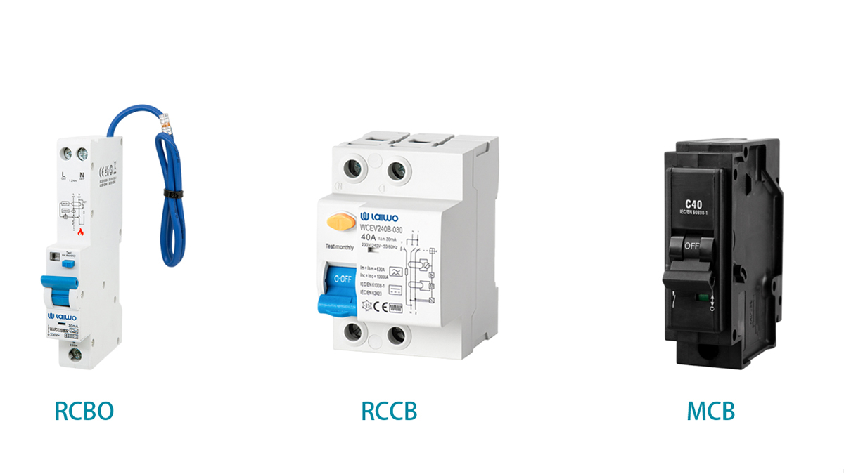 RCCB so với các thiết bị bảo vệ khác