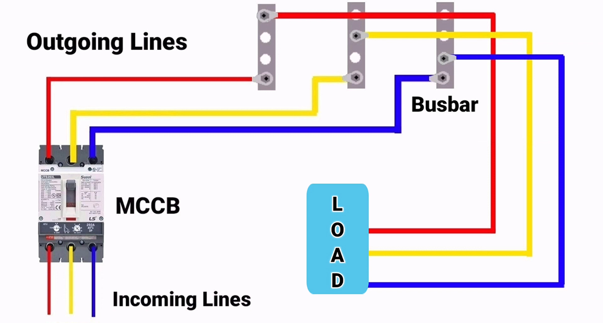 Sơ đồ đấu dây MCCB
