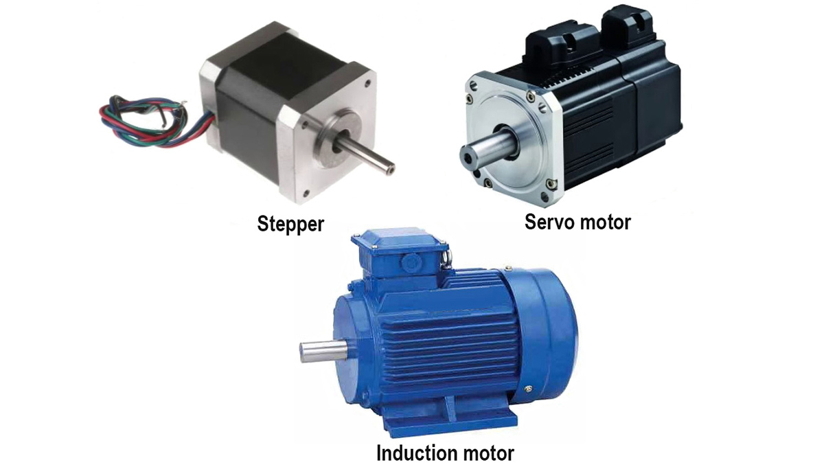 So sánh động cơ servo với động cơ bước và động cơ thông thường