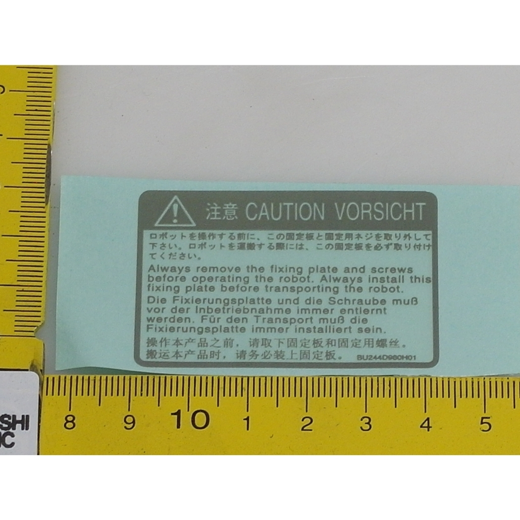 rh 3ch 6ch 6crh fixed caution nameplate tem canh bao robot mitsubishi RH-3CH/6CH/6CRH FIXED CAUTION NAMEPLATE - Tem cảnh báo robot Mitsubishi