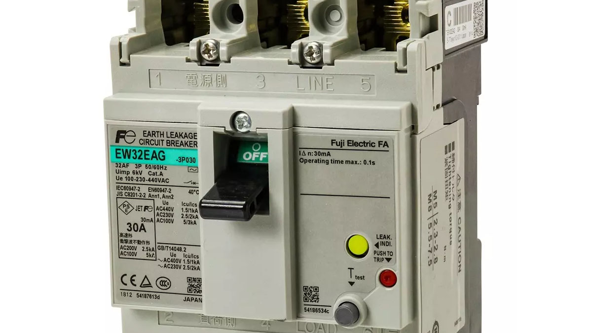 Aptomat chống giật Fuji Electric ELCB EW32EAG-3P030 30A 30mA