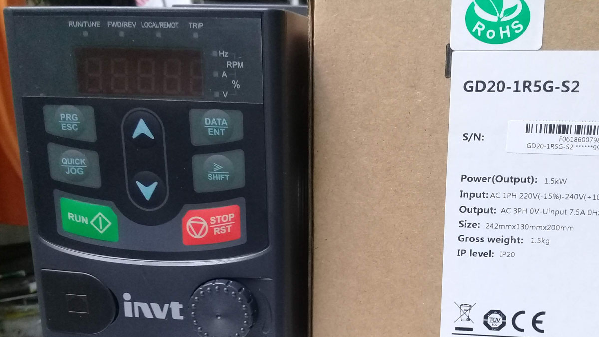 Chọn chính xác mã biến tần INVT GD20
