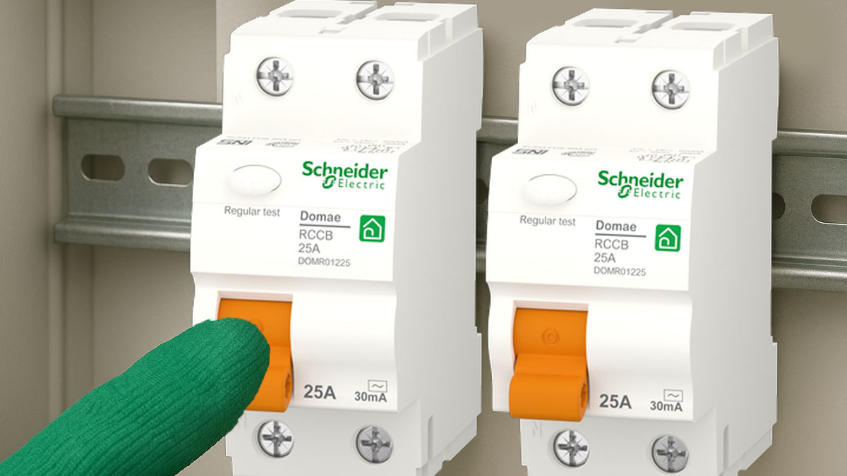 RCCB Schneider Electric DOMR01225 25A
