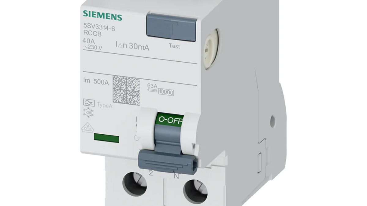 RCCB Siemens 5SV3314-6 40A 30mA